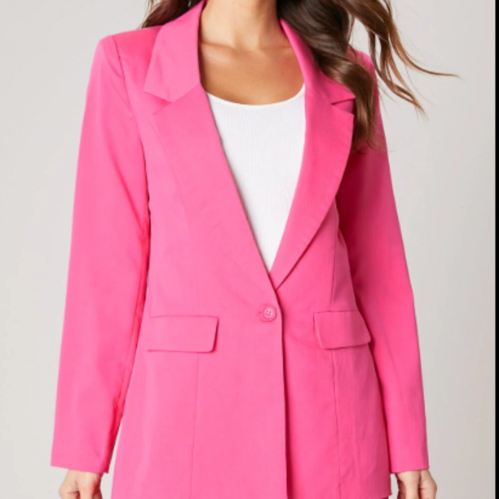 Power Moves Fitted Blazer Sugar Lips